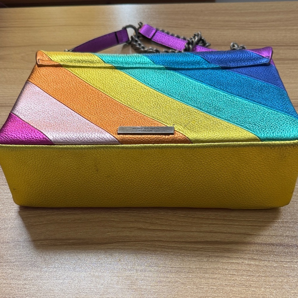 Kurt Geiger Kensington Purse Multicolor Chain Strap Women's Bag - Picture 3 of 7